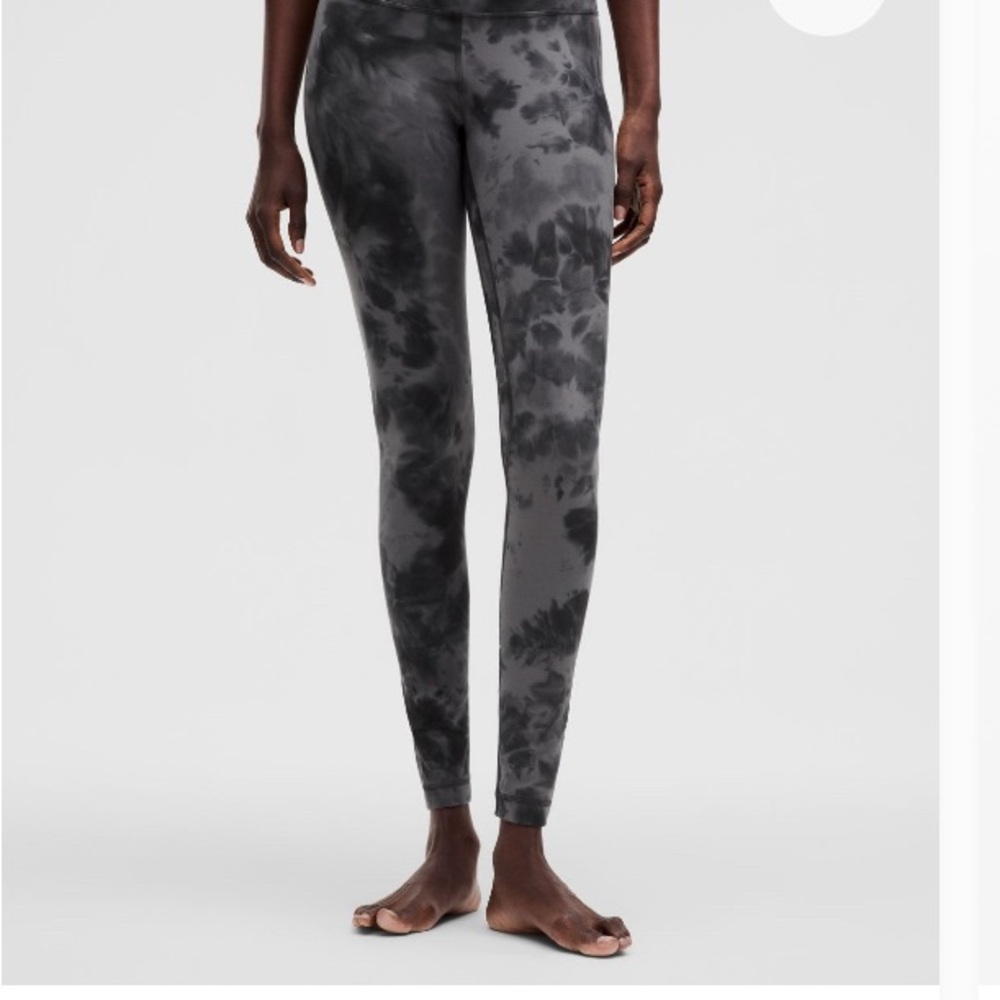 Lululemon Athletica Gray Patterned Leggings